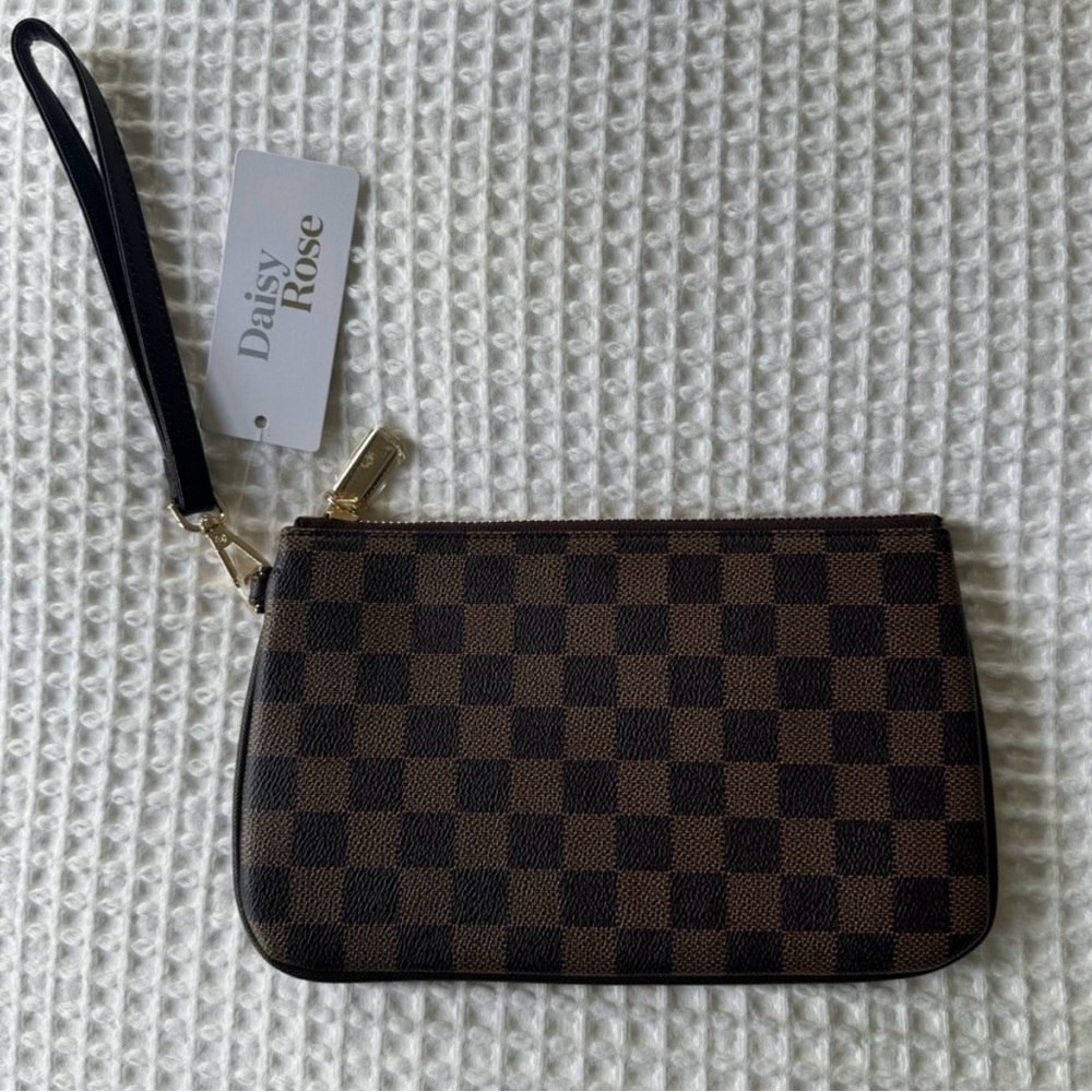 Daisy Rose Zip Wristlet Wallet and Phone Clutch